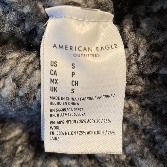 American Eagle jegging sweater large horizontal stripes extra soft Sz S - Picture 5 of 8